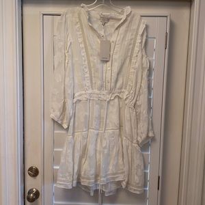 Joie white long sleeve dress - new with tags!